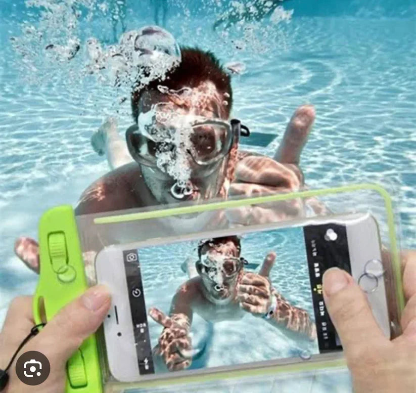 Water proof Transparent Mobile cover for Safety And Swimming PoolđŠ (1pc).